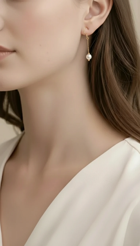 گوشواره گوی مروارید